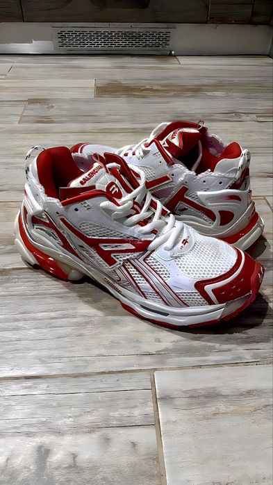 Balenciaga Runners Бяло Червено