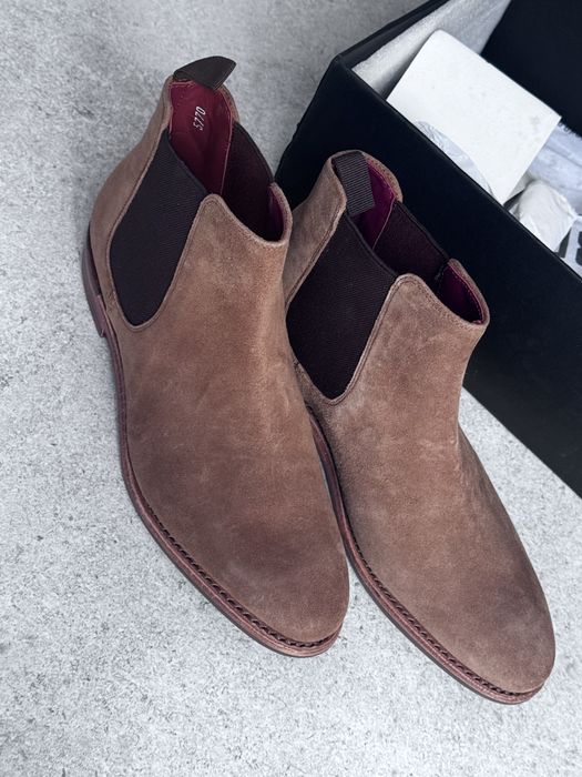 Велурени боти Gordon & Bros (Goodyear Welted)