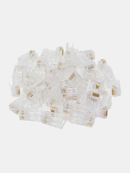 Качественный коннекторы RJ9,RJ11,RJ12,RJ45 Cat5,Cat6,Cat7+КолпачокRJ45