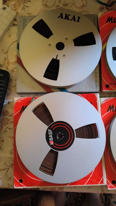 Benzi magnetofon metalice 18 cm.