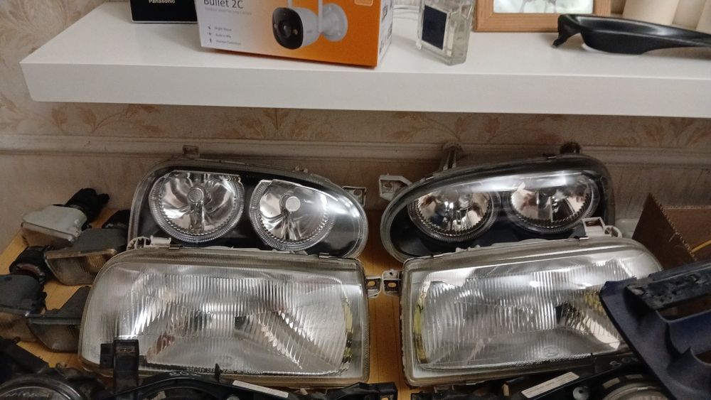 Гольф 3 ,Венто фаркоп,фары,бардачки,