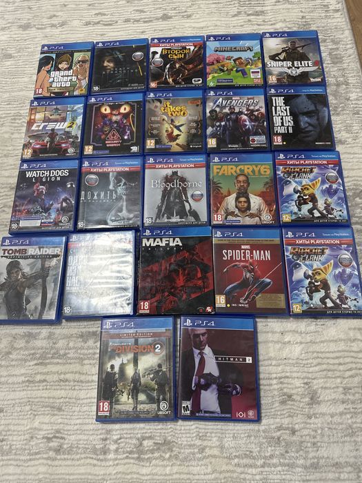 Диски для Playstation 4 (PS4)