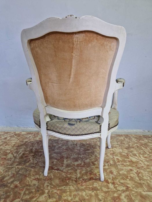 Гобленово винтидж кресло в стил "ЛУИ XV"