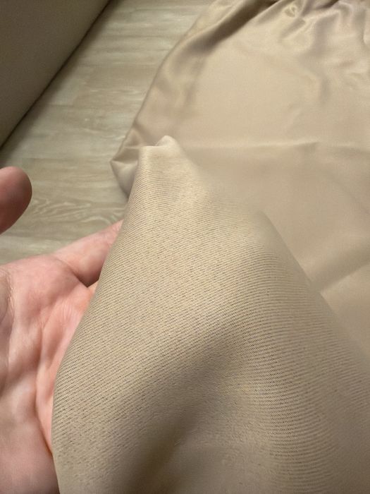 Шторы коричневые, бежевые