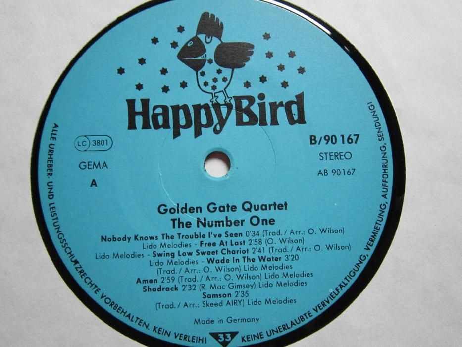 vinil rar –gospel /soul - The Golden Gate Quartet ‎1976 -impecabile