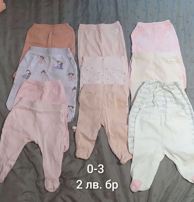 бебешки дрехи за момиче 0-3