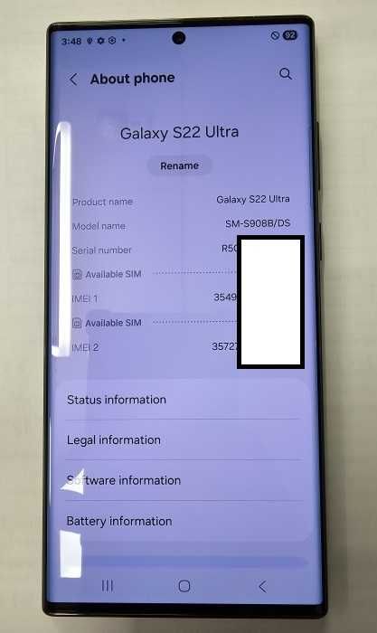 Samsung Galaxy S22 Ultra 5G 512GB 12GB RAM