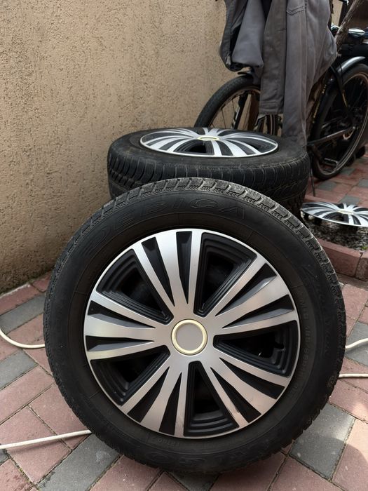 Jante + anvelope iarna 185 65 15 dacia, prindere 4x100 15