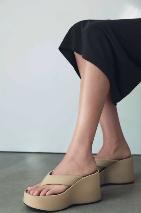 Zara сандали на платформе