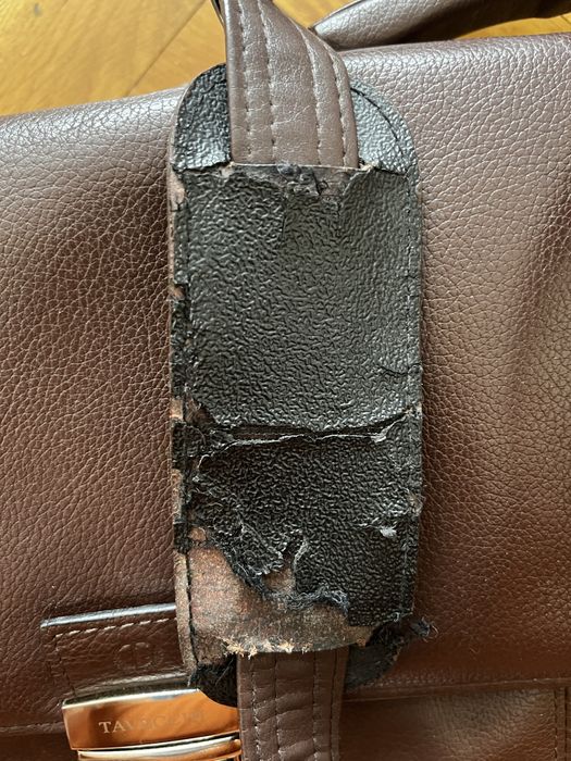 Servietă / Geanta piele Tavecchi