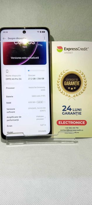 Oppo A5 Pro 5G (Ag18 Tutora b.28315) Garantie 2 ani!