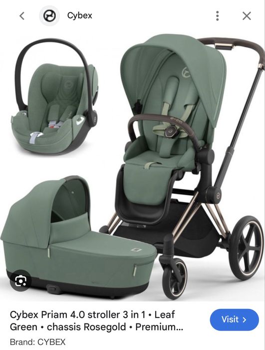 Cybex Carucior 3 in 1 Cadru Cărucior pentru Copii e-Priam  electric