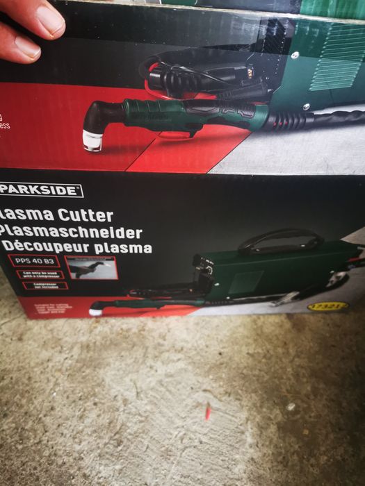 Aparat tăiere cu plasma  parkside nou în cutie doar probat