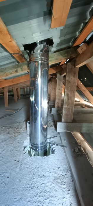 Установка банных печей дымоходов