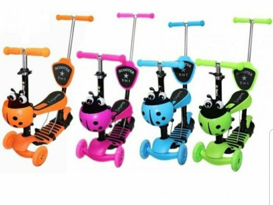 Trotineta Smart Kid 5 in 1 cu lumini