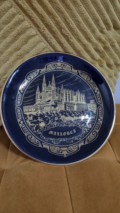 Farfurie decorativa din cobalt