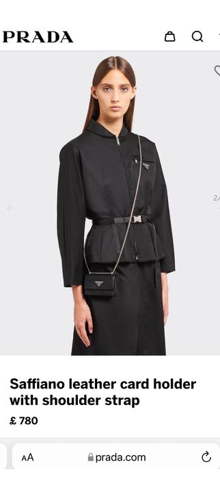 Prada Saffiano leather crossbody bag