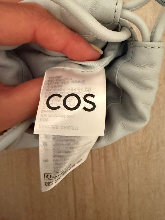 Дамска мини чанта COS от естествена кожа