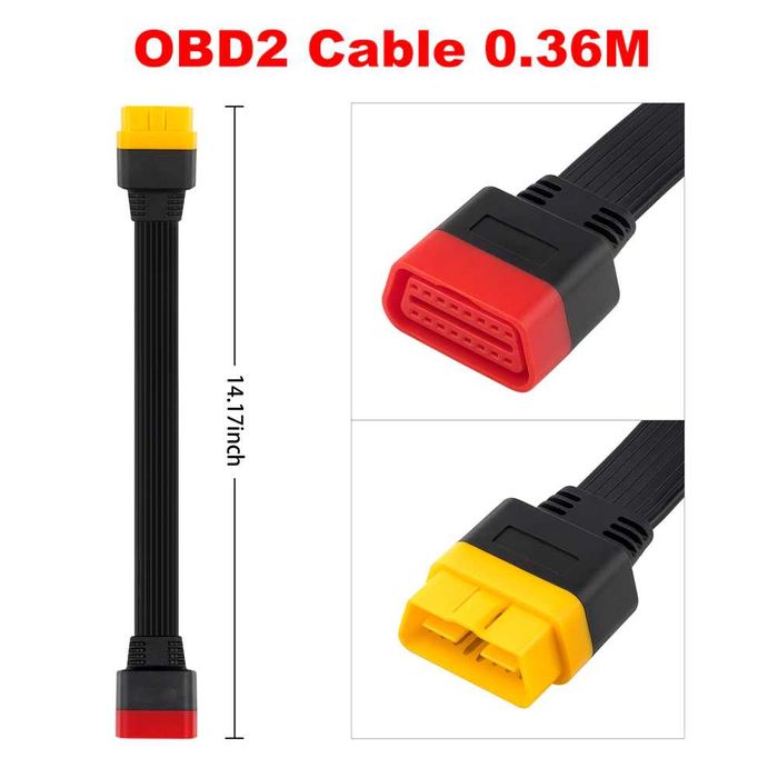 OBD2 удължител 16pin за Launch x431, Thinkdiag, Autel, Delphi, Elm327