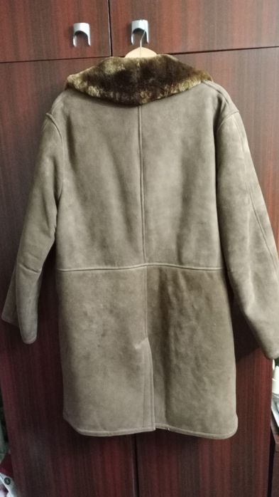 Мъжки кожух от естествена кожа