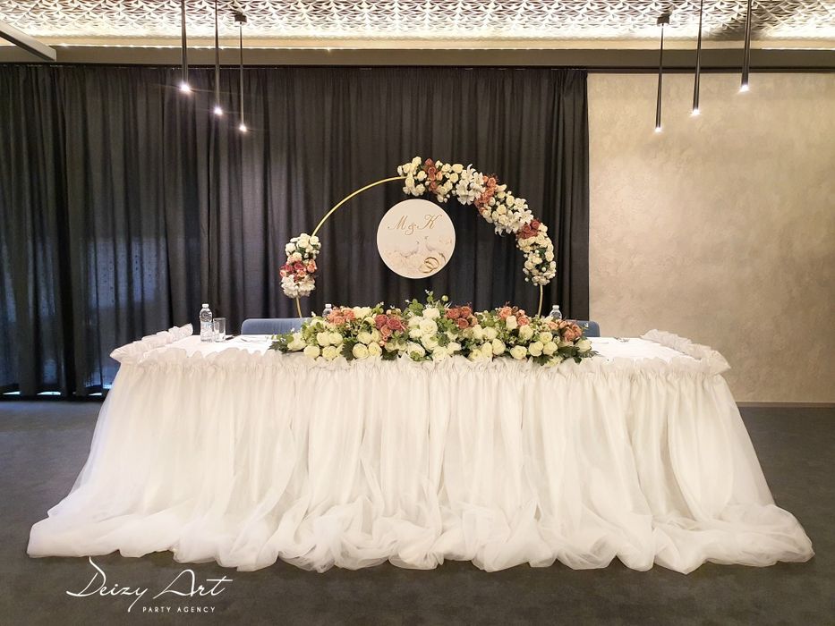 Украса за Сватба,Арка с цветя