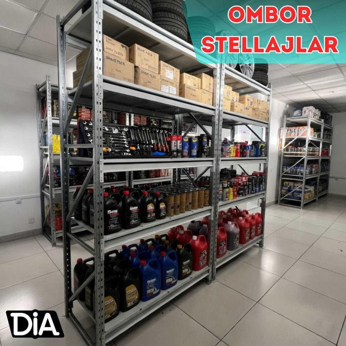 Складские стеллажи, стеллаж для склада, ombor stellaj, tokcha