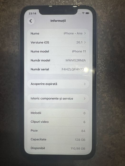 Iphone 11 mov 128 gb