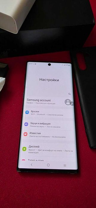 Samsung Galaxy Note 10 256GB Aura Black ПЪЛЕН КОМПЛЕКТ