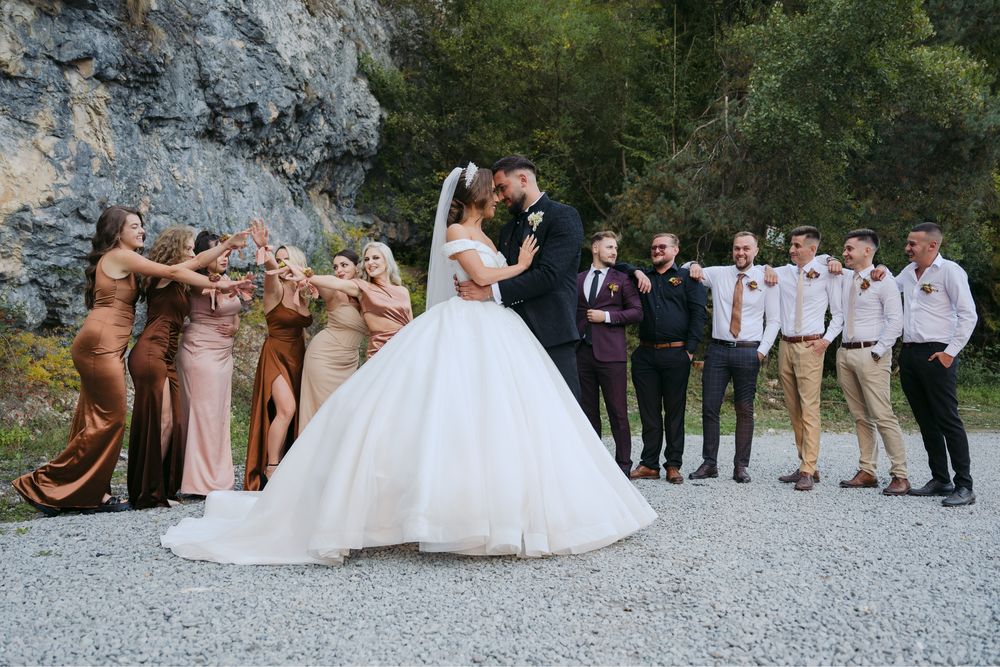 Rochie de mireasă tip prințesă