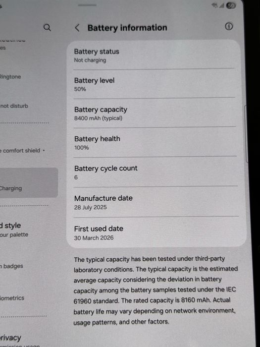 Samsung Tab S11 5G 128GB Grey 12GB