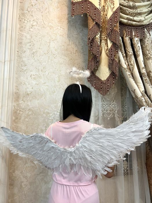 Крылья ангела и нимб