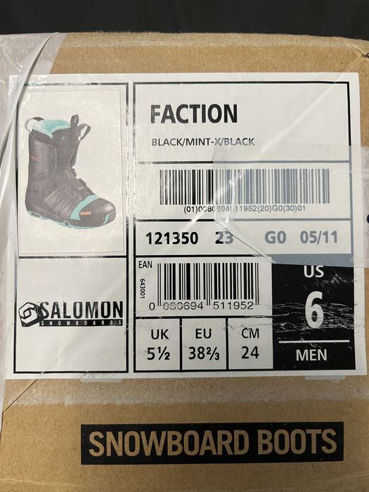 Сноуборд Обувки Salomon Faction