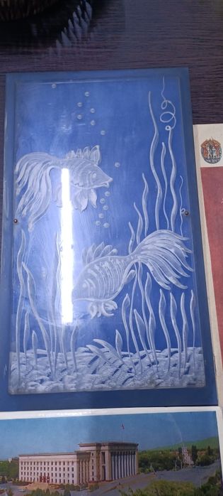 Сувенир рыбки из оргстекла СССР винтаж