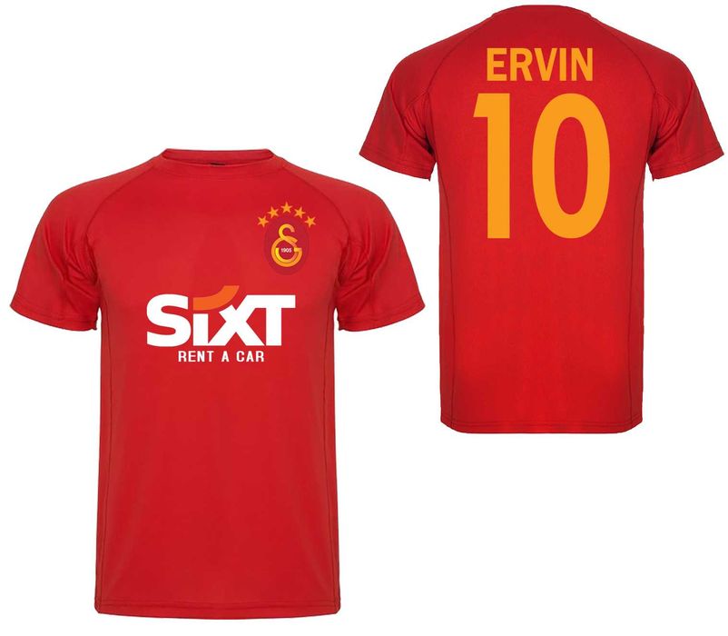 NEW! DRI-FIT тениски GALATASARAY / Галатасарай с ИМЕ и НОМЕР по ИЗБОР!