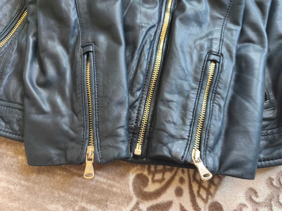 Кожено яке Massimo dutti