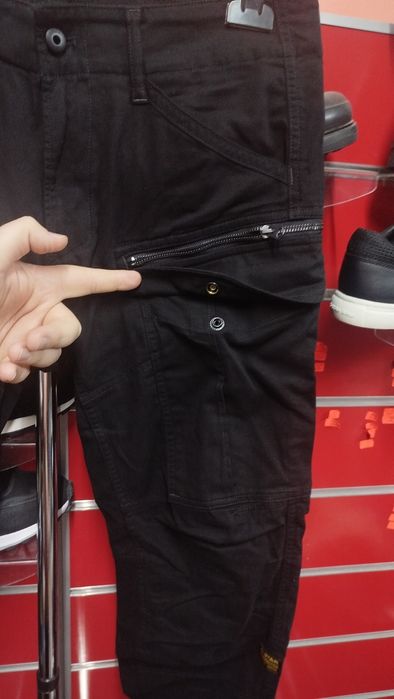 Оригинален панталон G-Star Raw Zip W33 , W34 нов мъжки черен