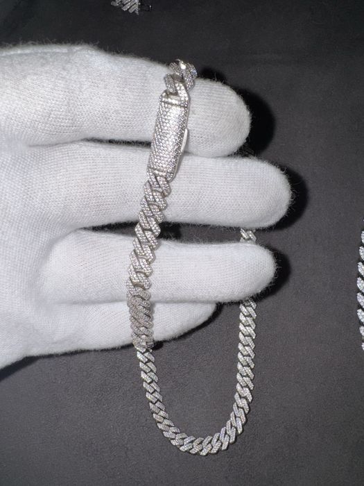 Cuban argint S925 Moissanite