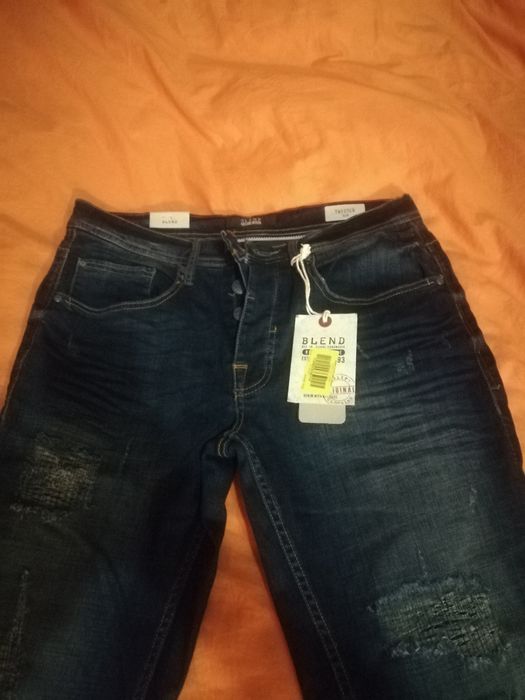 Blugi albastri slim fit Blend