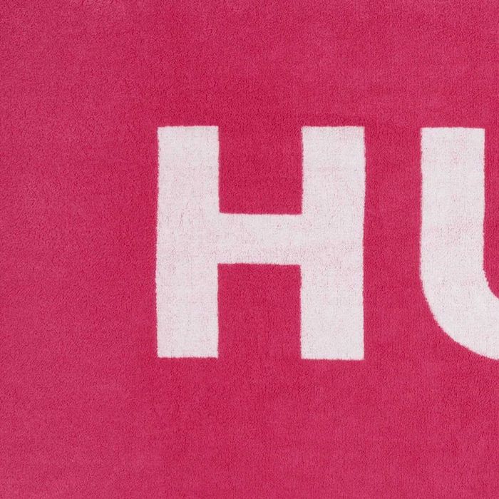 Оригинална HUGO BOSS Розова дамска хавлиена плажна кърпа 180см/93см