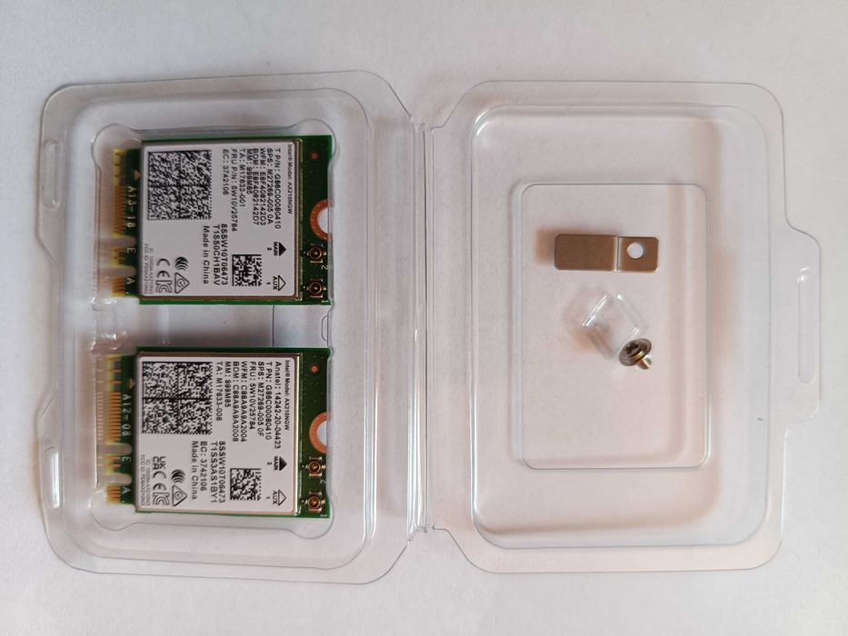 Placă wireless Wi-Fi 6E Intel AX210 NGW M.2/NGFF, BT 5.3, 5,4 Gbps_NOU