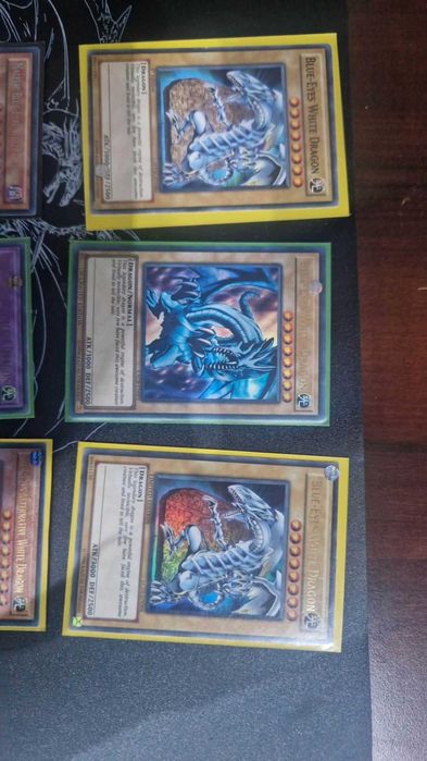Yugioh Blue-Eyes cards