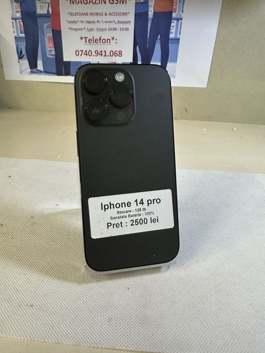 Iphone 14 pro / 100% baterie / garantie / Impecabil ca Nou