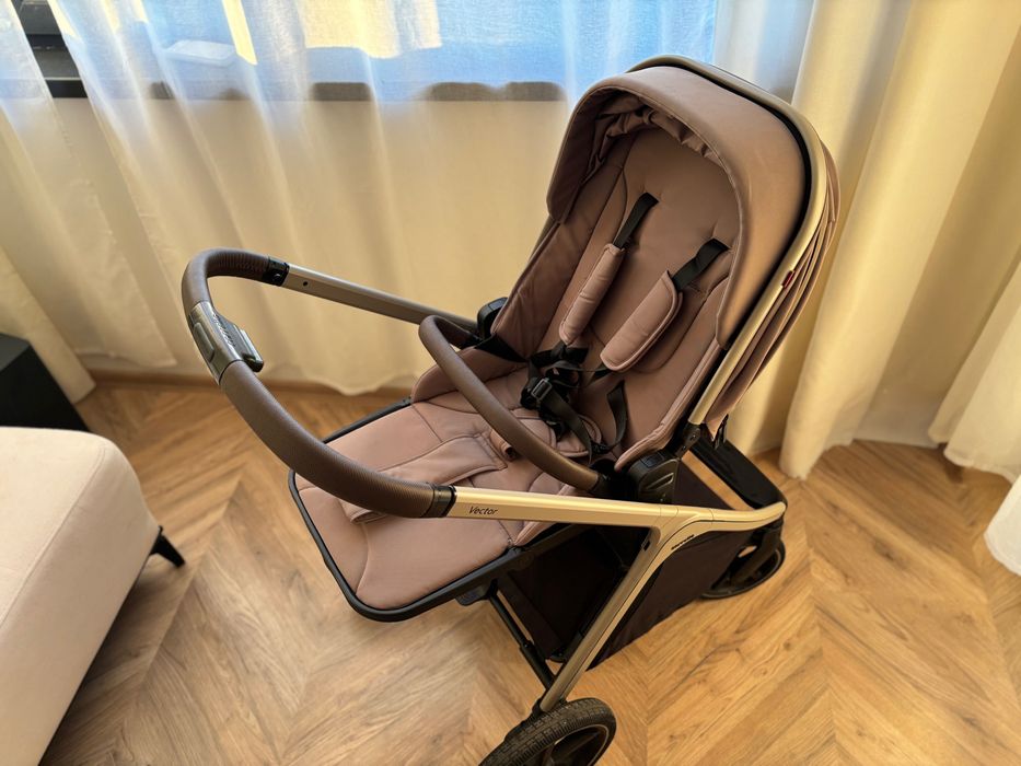 Бебешка количка 2w1 CARRELLO Vector Rock Beige