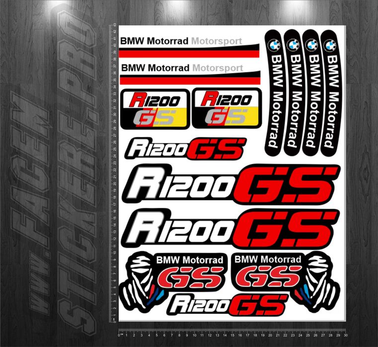 Reducere stickere BMW F650 F800 R1200 GS