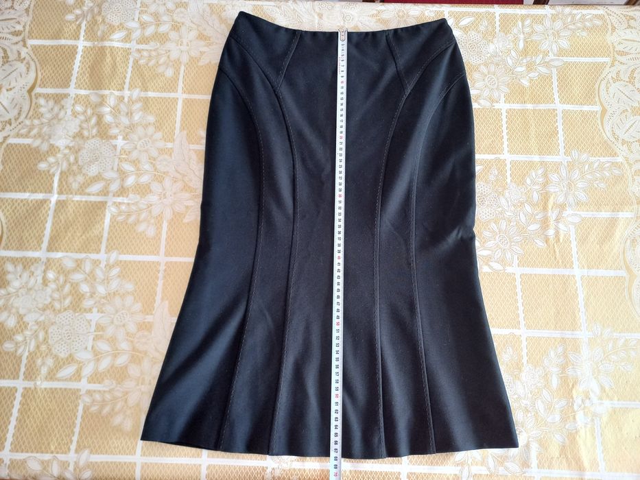 Пола русалка 36 номер Marks & Spencer, дълга, черна