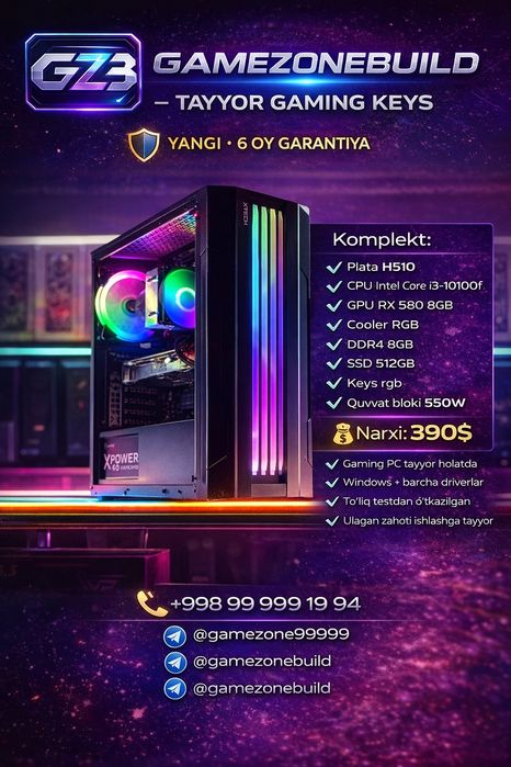 Kompyuter CASE | KEYSLAR | kompyuter