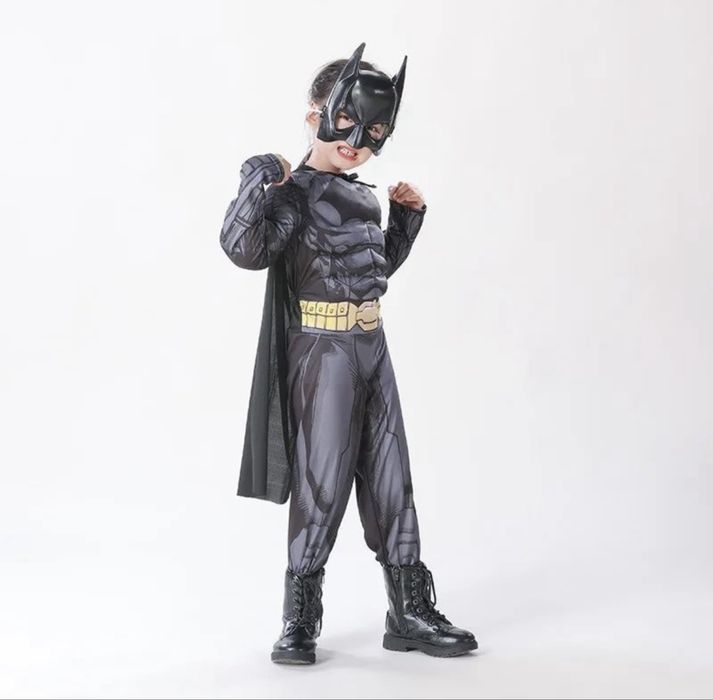 Детски костюм на Батман с мускули и маска, Batman