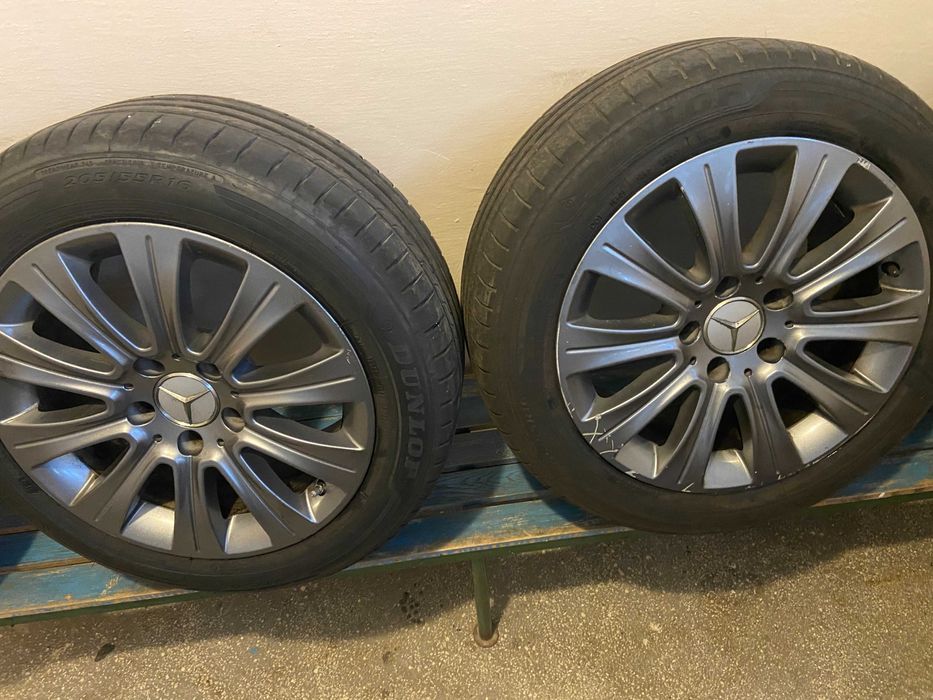 jante Mercedes echipate cu anelope Dunlop 205-55-R16