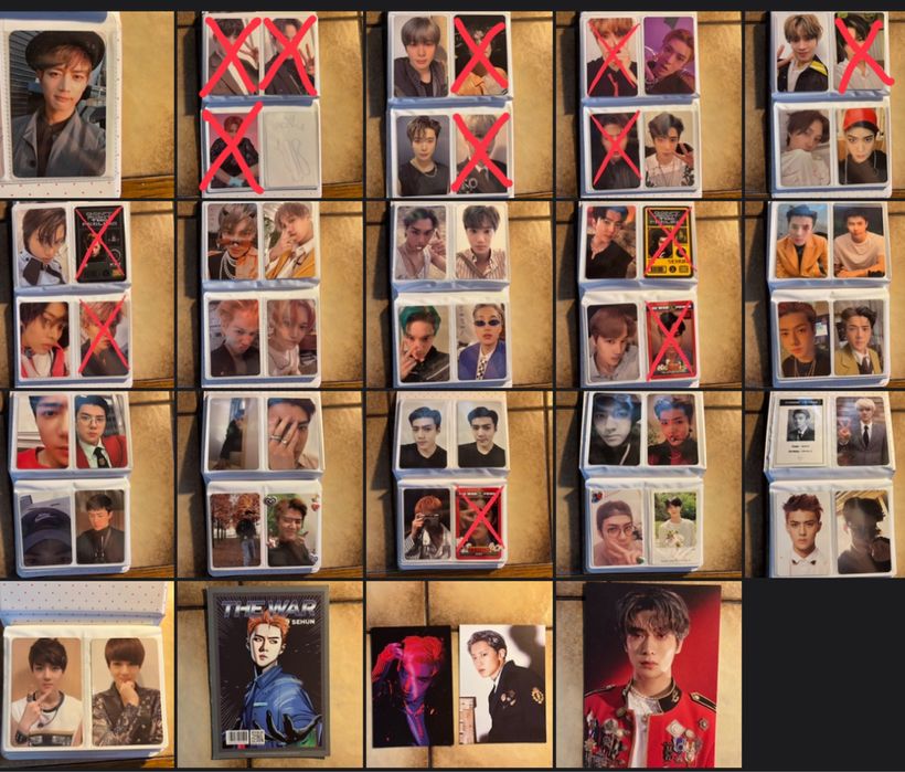 K-Pop картички NCT, EXO, ASTRO, SHINEE