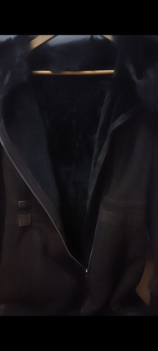 Чисто нов дамски кожух от агнешка кожа